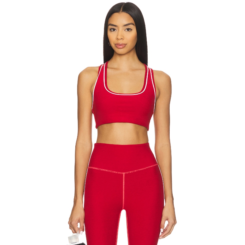 Beyond Yoga READY 运动胸罩 红色 运动复古风REVOLVE小众新款