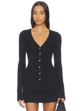 Show Me Your Mumu JOSIE 上装 黑色 y2k辣妹风REVOLVE小众新款