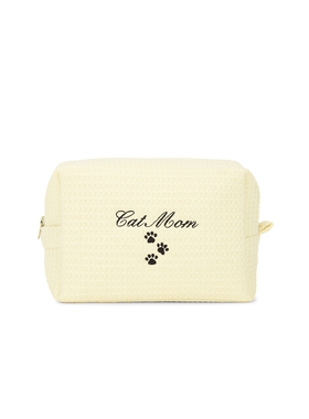 Abbode CAT MOM WAFFLE POUCH 猫妈华夫格收纳包 revolve小众新款