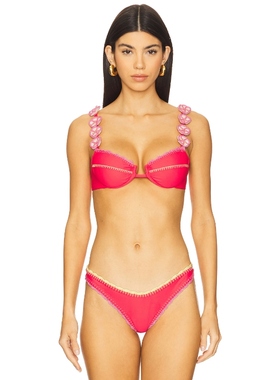 Capittana LILY 钢圈比基尼上装 粉色 y2k辣妹风REVOLVE小众新款