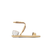 Campbell 凉鞋 裸色女款 Jeffrey 一字性感高跟鞋 REVOLVE