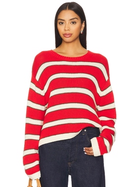 [冬季新品]Stitches & Stripes TRINITY 套衫 红色REVOLVE小众