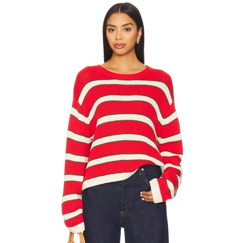 [冬季新品]Stitches & Stripes TRINITY 套衫 红色REVOLVE小众