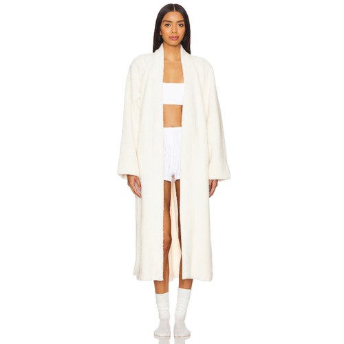 eberjey RENEW PLUSH LONG 长袍 象牙白REVOLVE小众新款