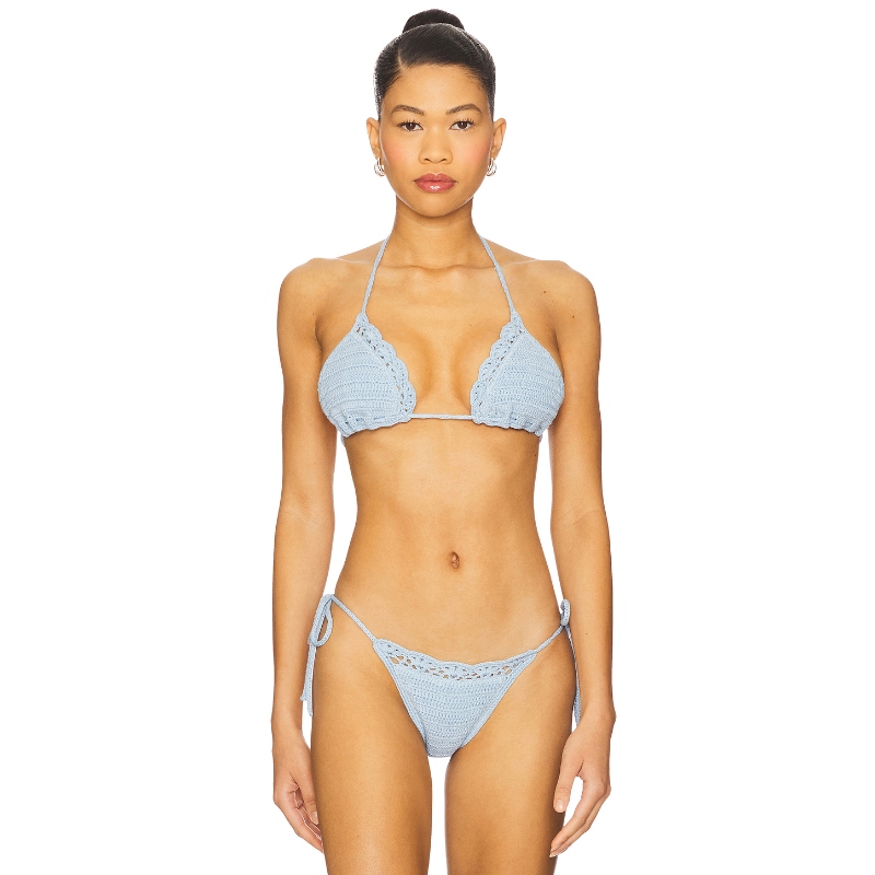 Frankies Bikinis NICK 比基尼文胸上装 Baby Blue y2k辣妹风REVO