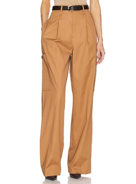 [冬季新品]Helsa PAPERBAG 长裤 棕黄色 美式休闲风REVOLVE小众