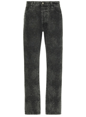 [冬季新品]Aries LASERED 牛仔裤 黑色REVOLVE小众