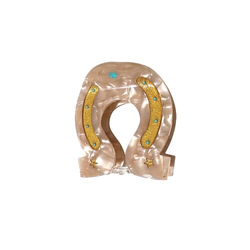 Solar Eclipse LUCKY HORSESHOE HAIR 发夹revolve小众新款