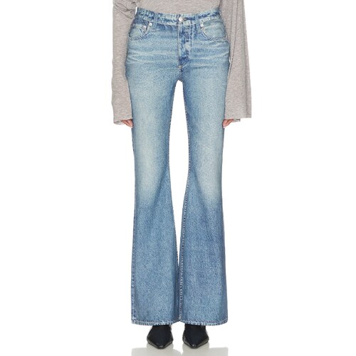 Rag & Bone MIRAMAR 喇叭口 蓝色 美式复古风REVOLVE小众新款