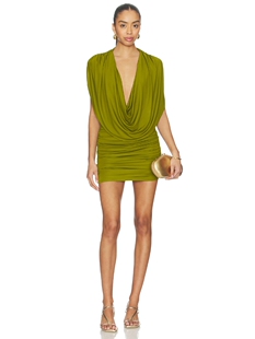 Lovers and Friends GWEN 裙子 revolve小众新款 橄榄色