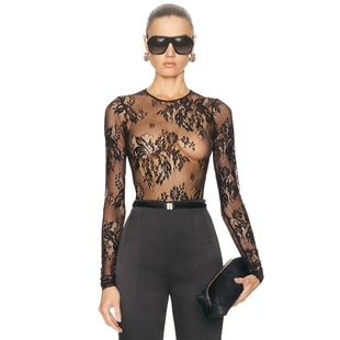 WARDROBE.NYC 紧身服 黑色 y2k辣妹风REVOLVE小众新款