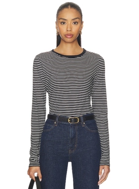 NILI LOTAN SIMONE 长袖T恤 黑色、白色 y2k辣妹风REVOLVE小众新