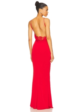 Katie May SURREAL 裙子 红色REVOLVE小众新款