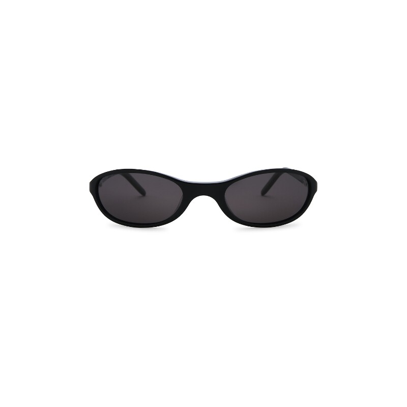 BRU Eyewear黑色太阳眼镜椭圆框型酷飒风秋冬新品REVOLVE