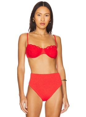 Vix Swimwear NAYA NISSI 比基尼文胸上装 红色REVOLVE