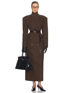 Helsa意大利进口羊毛廓形大衣26SS春夏新品 REVOLVE