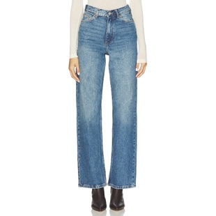 Dr. Denim直筒牛仔裤 蓝色阔腿裤 复古长裤 新品 美式 REVOLVE 春季