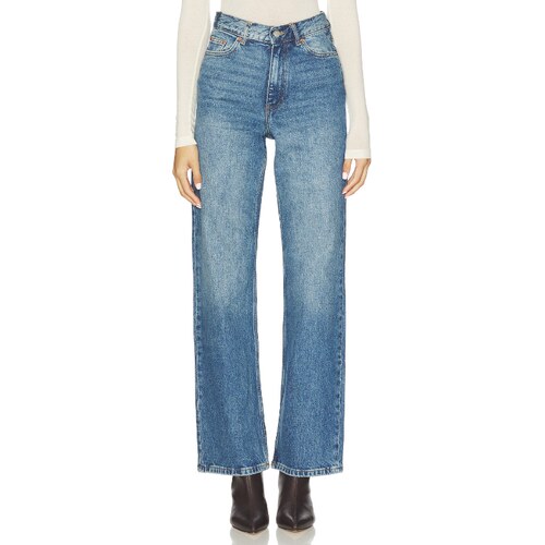 [早秋新品]Dr. Denim 蓝色美式复古直筒牛仔裤子 REVOLVE