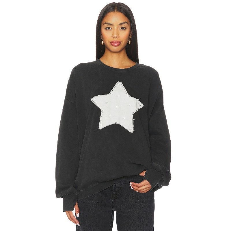 The Laundry Room 运动衫 深灰色 运动复古风REVOLVE小众新款