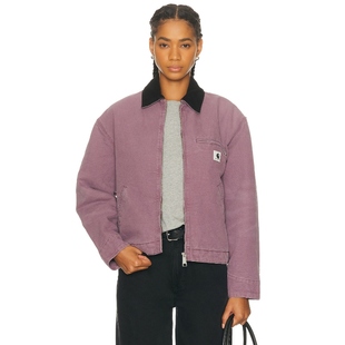 Carhartt WIP 夹克外套淡紫色美式复古休闲风上衣REVOLVE小众新款