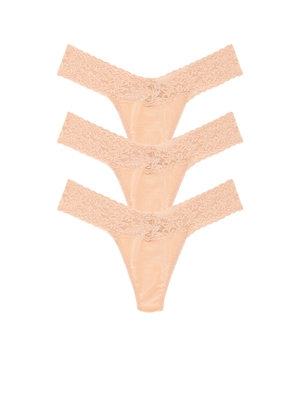 Hanky Panky Multipacks Supima Cotton Low Thong 3 Packs revol
