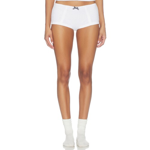 HOMMEgirls白色裤装蝴蝶结休闲短款休闲裤秋冬新品REVOLVE