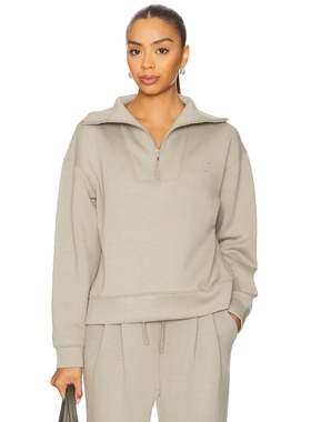 Port de Bras ALESSA 毛衣 天蓝 运动复古风 REVOLVE小众新款