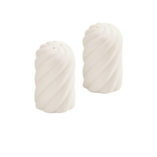 Jonathan Adler  GENEVA SALT & PEPPER SET 盐和胡椒套装  白色
