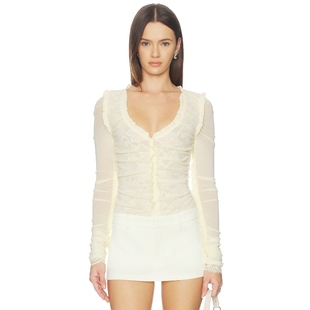 基础易搭 Free 象牙白 紧身服 WILD WORN People 海外直邮