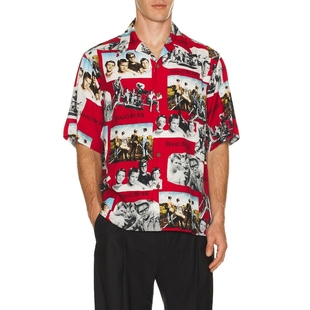 HAWAIIAN WACKO 红色REVOLVE小众新款 STAND 衬衫 MARIA