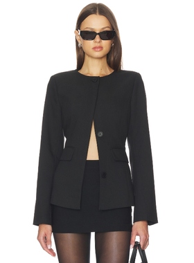 4th & Reckless MIKEY 西装夹克黑色通勤风外套REVOLVE小众新款