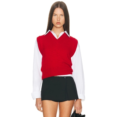 &Daughter ATHEA 上装 红色REVOLVE小众新款