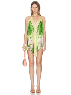 Verandah HANDKERCHIEF 裙子 revolve小众新款 Yellow,Green