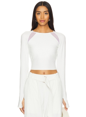 Heroine Sport ALBA 上装 白色REVOLVE小众新款