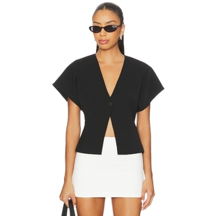 WANDA THE REVOLVE小众新款 ALL y2k辣妹风 上装 WAYS 黑色