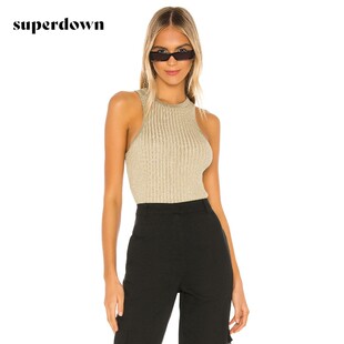 superdown SONYA 罗纹毛衣背心 REVOLVErevolve