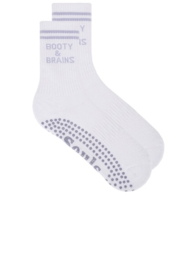 [冬季新品]Souls. BOOTY ＆ BRAINS 短袜 白色REVOLVE小众