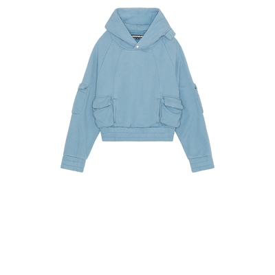 Kody Phillips CARGO HOODIE 连帽衫 蓝色REVOLVE小众新款