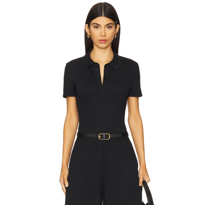 Commando NEOPRENE POLO 紧身服 黑色REVOLVE小众新款