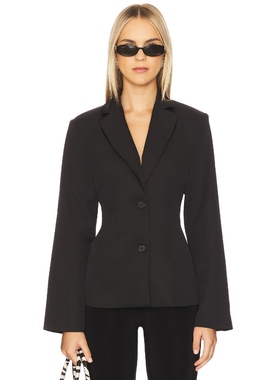 [冬季新品]ALL THE WAYS修身西装外套极简剪裁通勤上衣REVOLVE