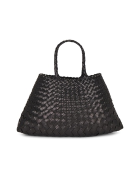 [冬季新品]Dragon Diffusion复古风黑色梭织手提包REVOLVE