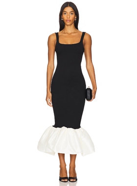 [春季新品]DELFI Xena Dress Long 黑色REVOLVE小众