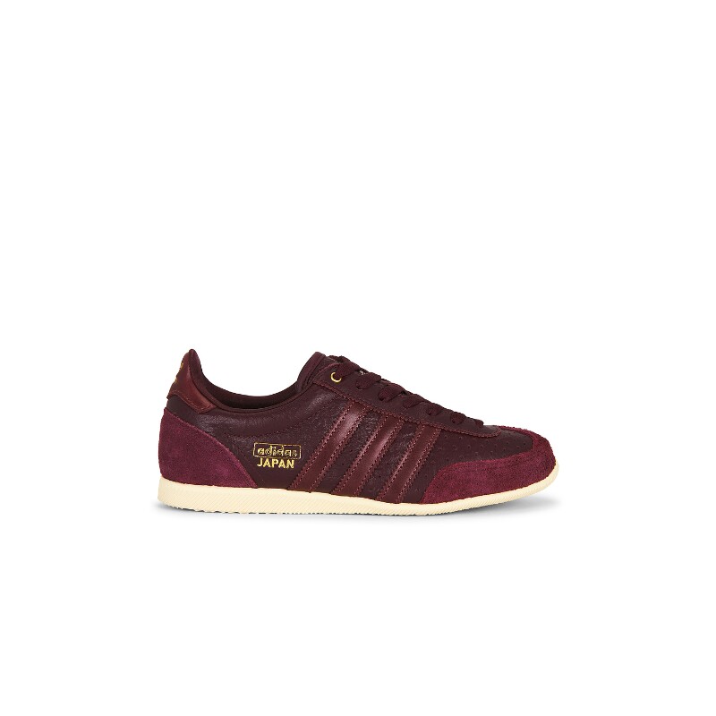 adidas Originals酒红色麂皮运动鞋系带运动板鞋早秋新品REVOLVE