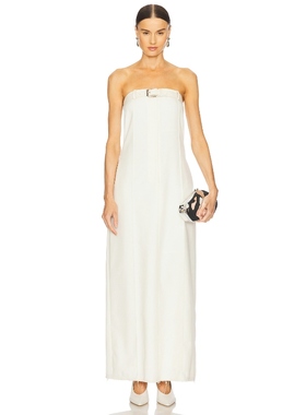 Courtney Zheng Eamon Trouser Dress 象牙白REVOLVE