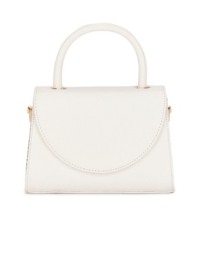 [冬季新品]olga berg SASHA 简约风白色手提包REVOLVE