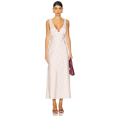 Runaway The Label LIVI 中长款连衣裙白色REVOLVE新款