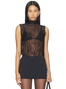 MORE TO COME AVIA 紧身服 黑色 y2k辣妹风REVOLVE小众新款