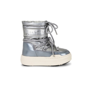 儿童款 MOON REVOLVE小众新款 雪地靴金属银色保暖靴子滑雪鞋 BOOT