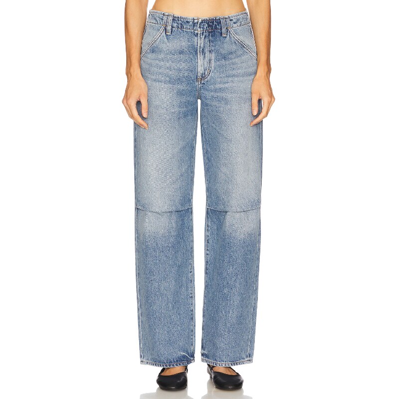 [冬季新品] Citizens of Humanity 直筒阔腿裤 蓝色 REVOLVE