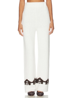 4th & Reckless Janine Trouser White,Chocolate 美式休闲风REVO